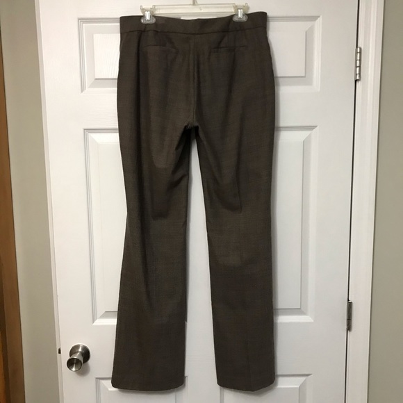 Ellie Tahari Brown Trousers 10 - Picture 2 of 5
